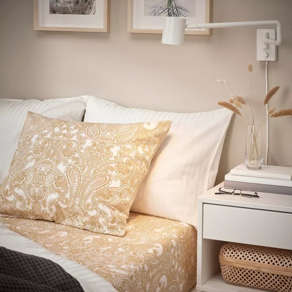 IKEA JÄTTEVALLMO queen sheet sets x 2